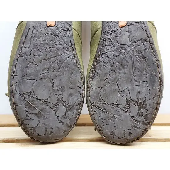 Born Womens | Green | Leather Round Toe Floral Ballet Flat Size 8.5 - Picture 11 of 12